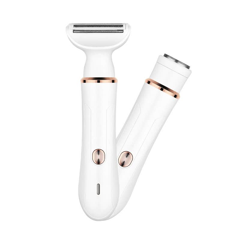 V888-ELOSUNG15612-214535-00 2-in-1 Electric Lady Shaver with Precision Tip - Portable and Rechargeable Grooming Tool - Image 1