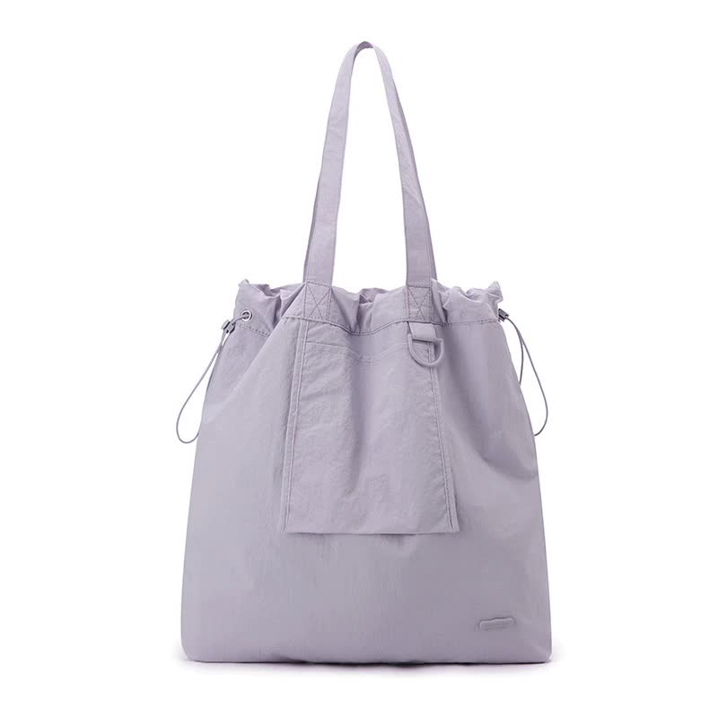 V888-ELOSUNG15798-216229-00 Purple Large Capacity Tote Bag - Lightweight Single Shoulder Bag for Commute, Casual Outings, and Shopping - Image 1
