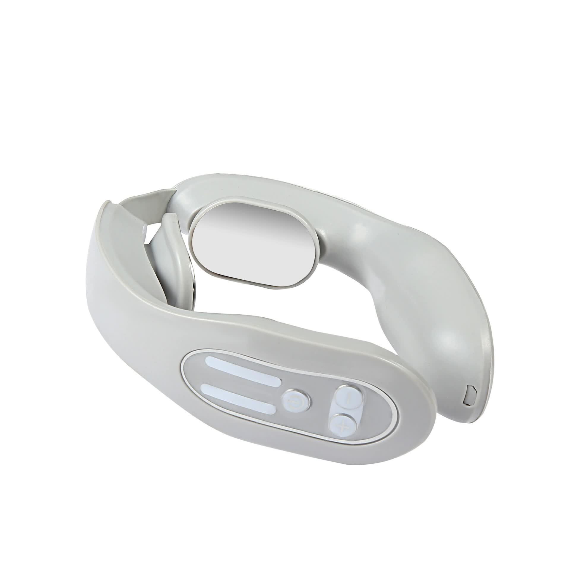 V888-ELOSUNG15805-216240-00 Gray 12-Level Intelligent Neck Massager with Heating Function - Pain Relief and Relaxation - Image 1