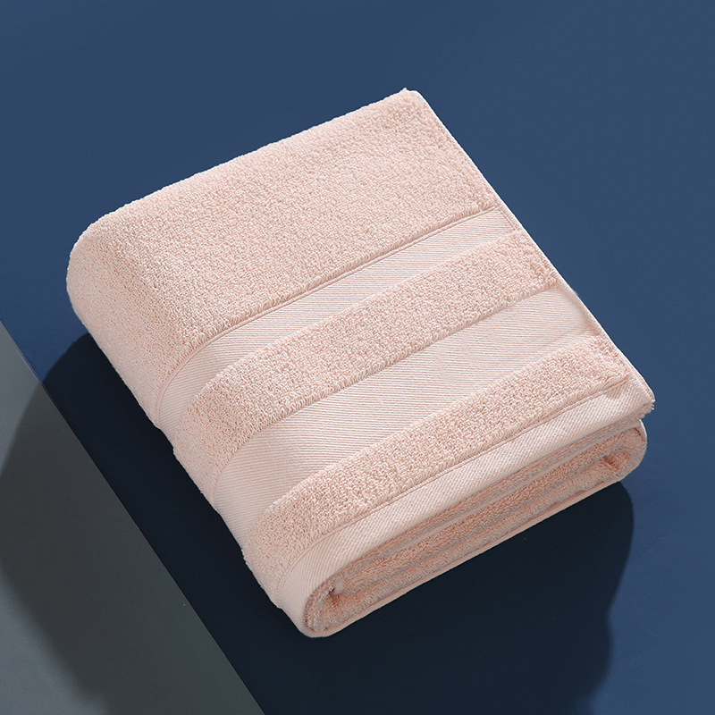 V888-ELOSUNG16761-223268-00 Pink Luxury 100% Cotton Bath Towel - 70x140cm Soft & Absorbent 380g Towel - Image 1