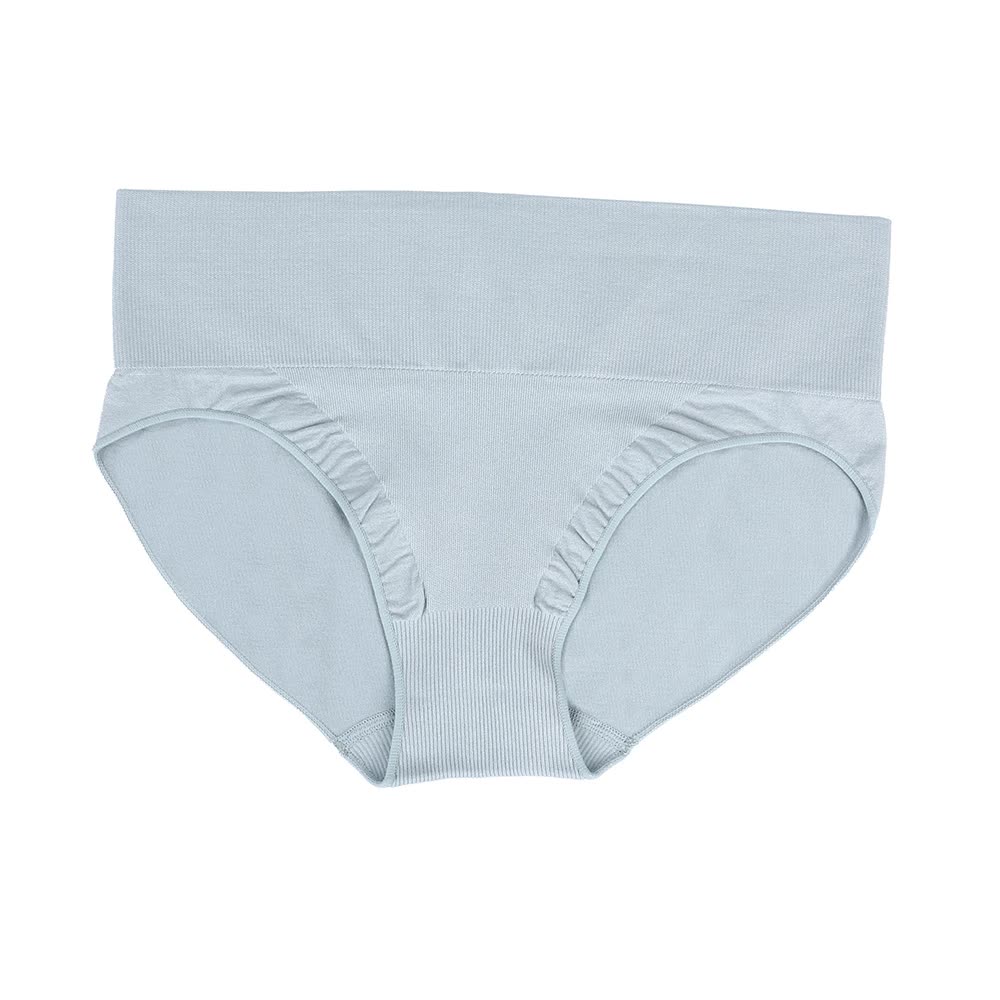 V888-ELOSUNG16948-224198-00 S Blue 3-Pack High-Waist Microfiber Shaping Briefs - Seamless Full-Coverage Tummy Control Panties - Image 1