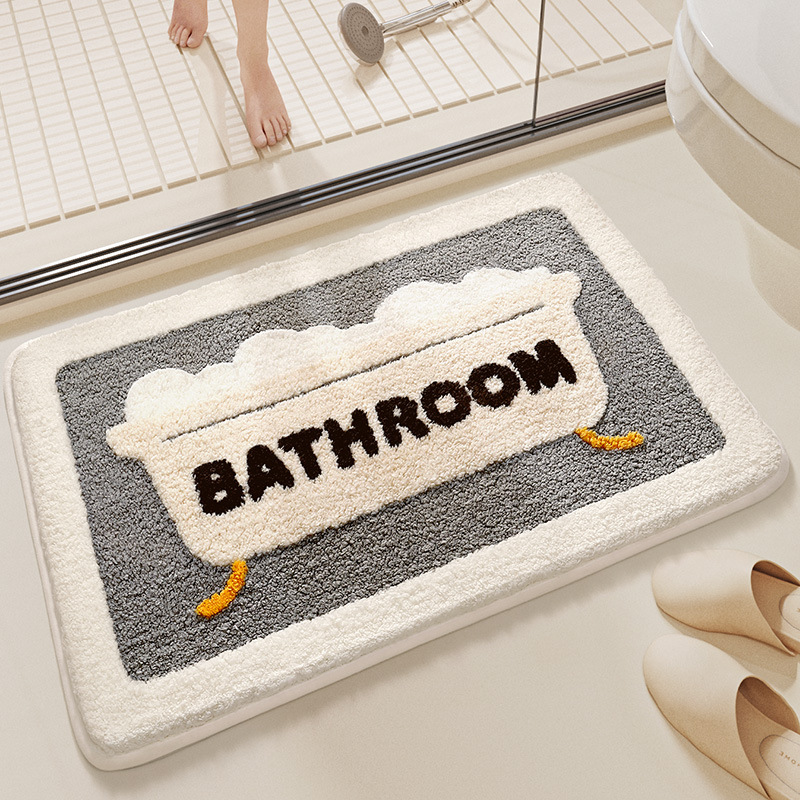 V888-ELOSUNG19380-202502261717-00 Bathroom Bath Mat - Super Absorbent, Non-Slip Bathroom Floor Mat - 50x80cm - Image 1