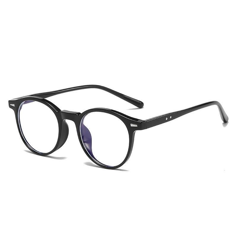 V888-ELOSUNG19488-202503041226-00 White Piece With a Glossy Black Frame 2 Pairs Round Frame Polarized Sunglasses - UV Protection - Image 1