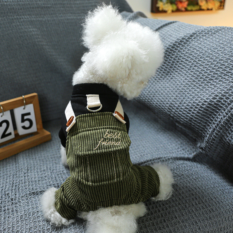 V888-ELOSUNG19778-202503141135-00 S Best Friend Cute Four-Legged Dog Clothes - Spring/Summer Pet Outfit, Soft & Breathable - Image 1