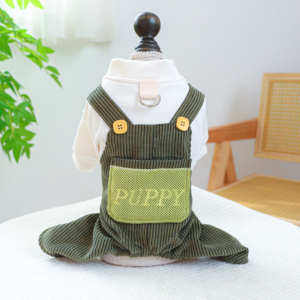V888-ELOSUNG19787-202503141136-00 XS Puppy Cute Four-Legged Dog Clothes - Spring/Summer Pet Outfit, Soft & Breathable - Image 1