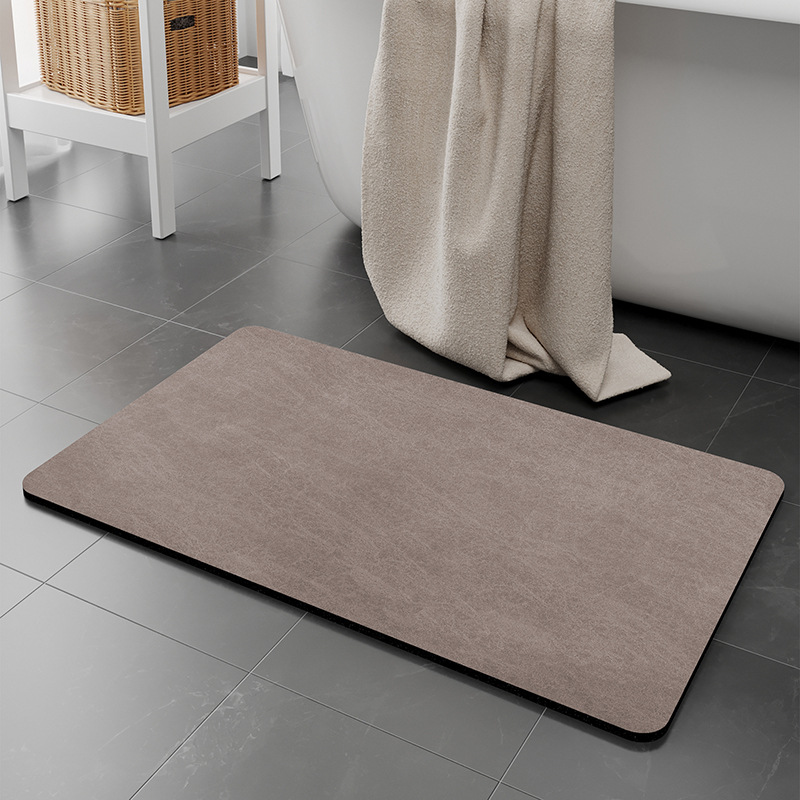 V888-ELOSUNG20628-202502261708-00 Brown Quick-Dry Absorbent Non-Slip Bath Rug for Bathroom, Kitchen & Entryway 60x90cm - Image 1