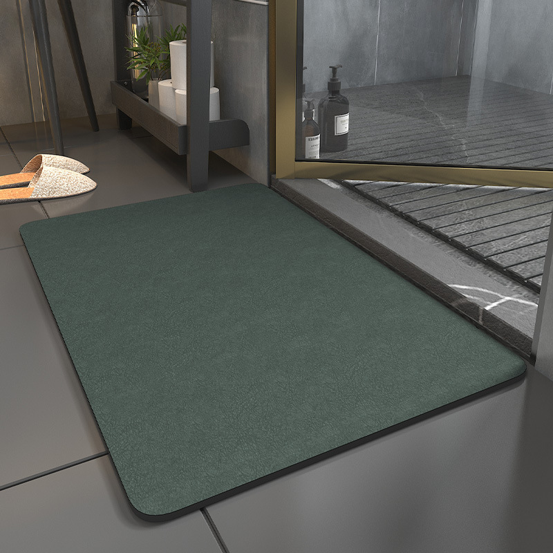 V888-ELOSUNG20632-202502261708-00 Green Quick-Dry Absorbent Non-Slip Bath Rug for Bathroom, Kitchen & Entryway 60x90cm - Image 1