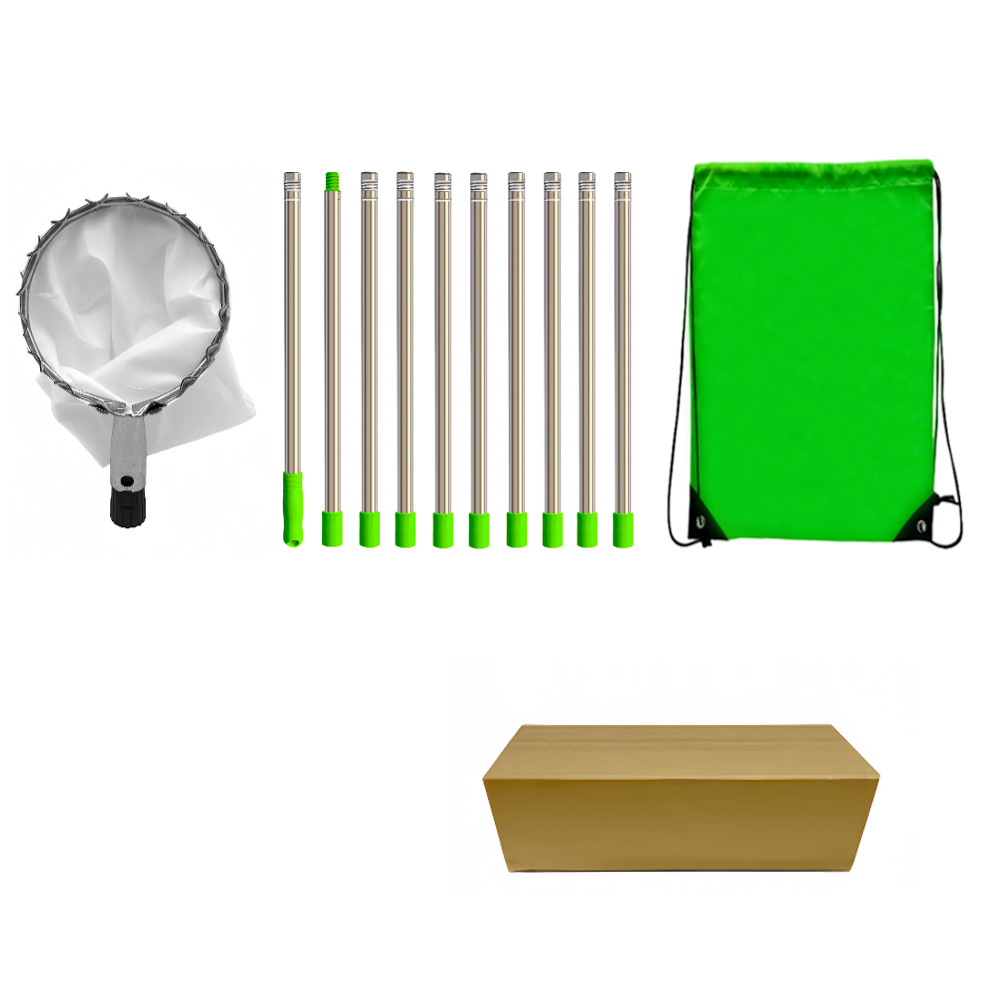 V888-ELOSUNG20665-202502271153-00 Telescoping Fruit Picker - Apple, Peach, Persimmon Harvesting Tool with Collection Bag, High Reach Fruit Catcher 4m - Image 1