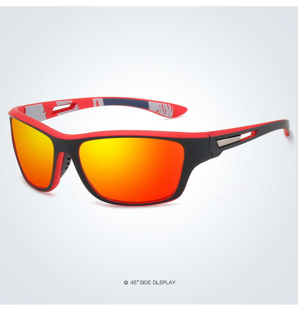 V888-ELOSUNG20786-202503041235-00 2 pcs Stylish Polarized Sports Sunglasses - UV Protection, Lightweight, Ideal for Fishing & Outdoor Activities - Image 1