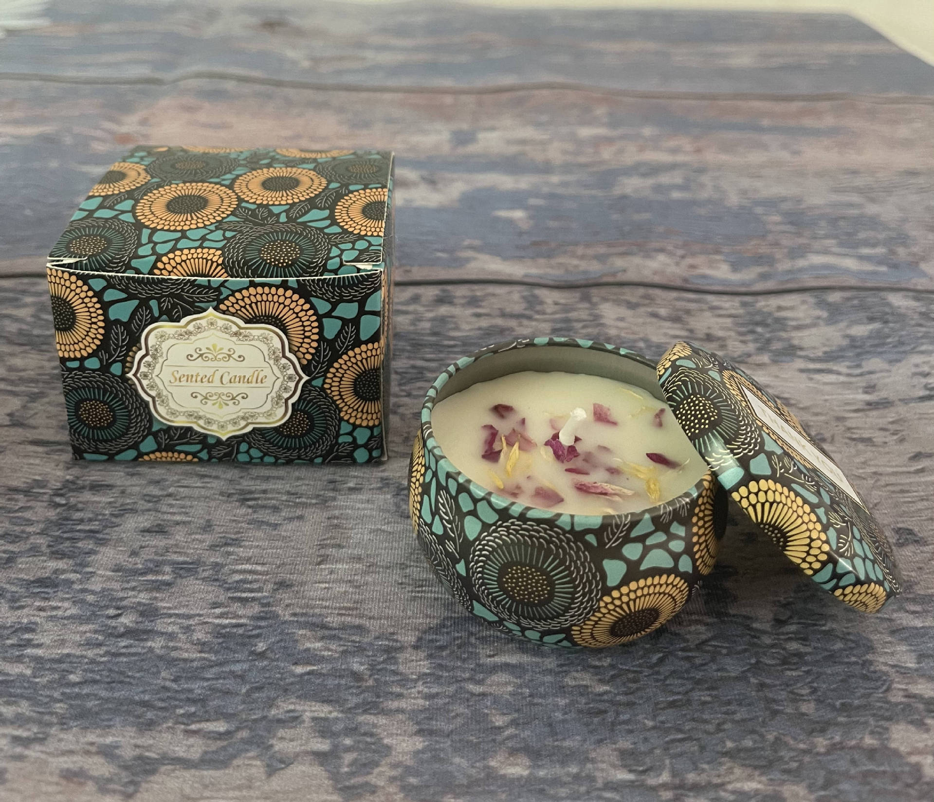 V888-ELOSUNG20880-202503071431-00 Small Scented Candle Set - 4 Soy Wax Candles, Travel Candle Set (Strawberry) - Image 1