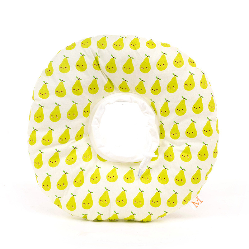 V888-ELOSUNG20983-202503131507-00 2 pcs Green Pear Soft Pet Recovery Collar - Comfortable Anti-Lick Cone for Cats & Dogs Size S - Image 1