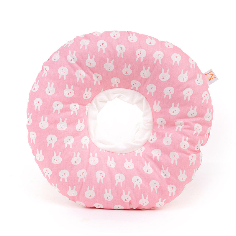 V888-ELOSUNG20994-202503131510-00 2 pcs Pink Rabbit Soft Pet Recovery Collar - Comfortable Anti-Lick Cone for Cats & Dogs Size M - Image 1