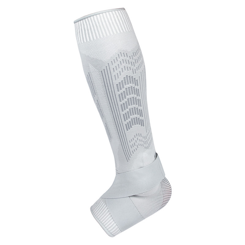V888-ELOSUNG21068-226052-00 Size XL 1 Pair Light Gray Compression Calf Sleeves for Sports - Adjustable Support for Running, Soccer, Hiking & More - Image 1