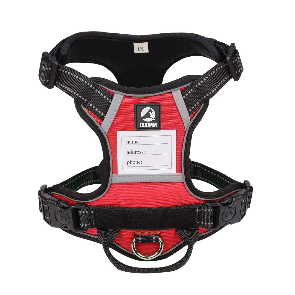 V888-ELOSUNG21883-202503131521-00 Size L Red Reflective No-Pull Dog Harness - Adjustable & Durable for Large Breeds, Anti-Escape Design - Image 1