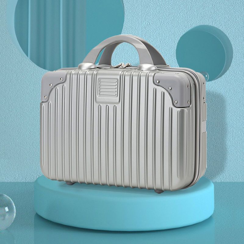 V888-ELOSUNG2226-202366-00 Retro 14-inch hand-made makeup box-retro luxury silver (no lock) - Image 1