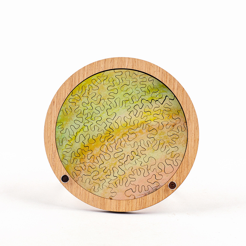 V888-ELOSUNG22785-202504031711-00 Saturn Wooden Jigsaw Puzzle - 59 Piece Solar System Jigsaw Puzzle - Image 1