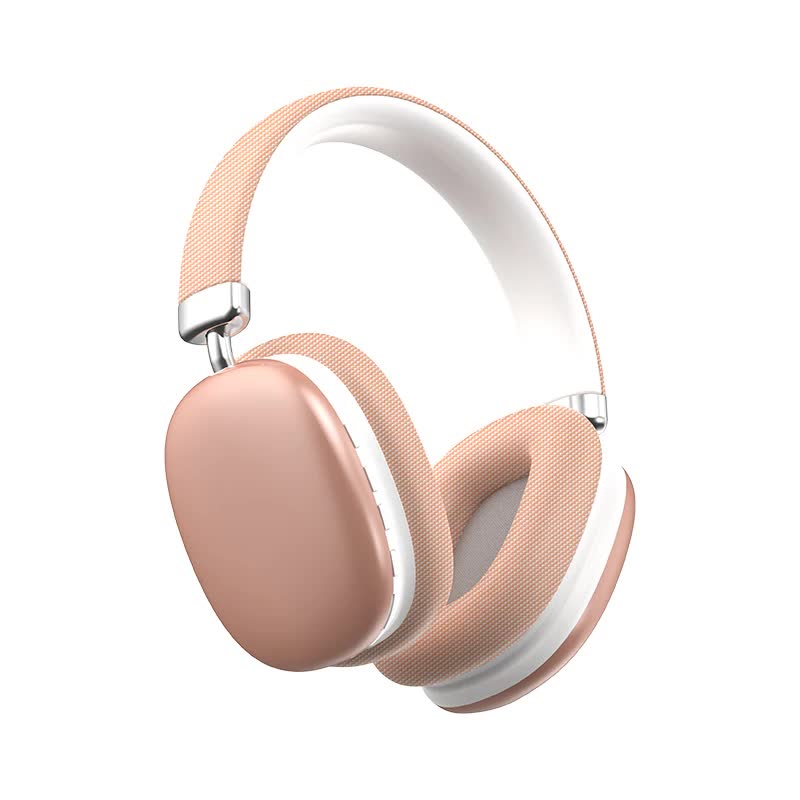 V888-ELOSUNG23013-202503211711-00 Pink Wireless Bluetooth Headphones - Over-Ear, Deep Bass, Foldable, Long Battery Life - Image 1