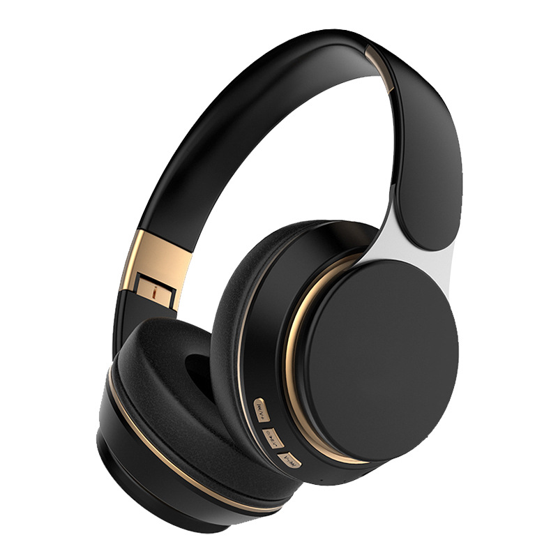 V888-ELOSUNG234435-202503282053-00 Black Wireless Bluetooth Headphones with Noise Reduction - Heavy Bass, Long Battery Life, TF Card Support - Image 1
