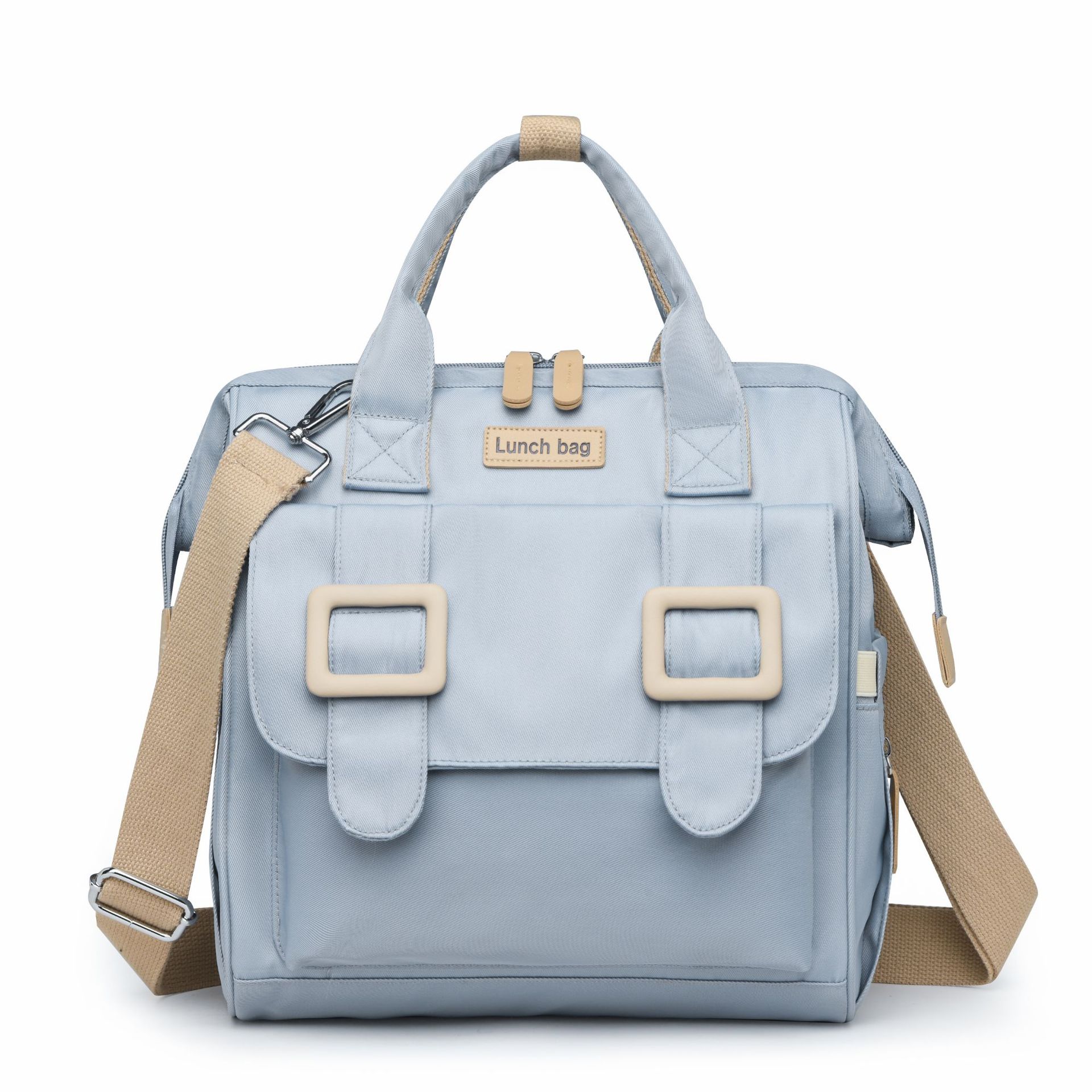 V888-ELOSUNG23559-202504031736-00 Blue Multifunctional Insulated Lunch Bag for Women - Waterproof, Lightweight, and Stylish for Picnics and Outings - Image 1