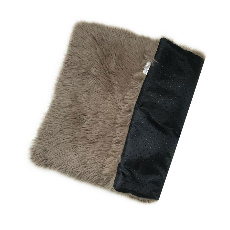 V888-ELOSUNG23571-202504031740-00 Brown Plush Pet Mat for Dogs and Cats - 50x70cm, Anti-Slip, Warm and Cozy for Autumn and Winter - Image 1