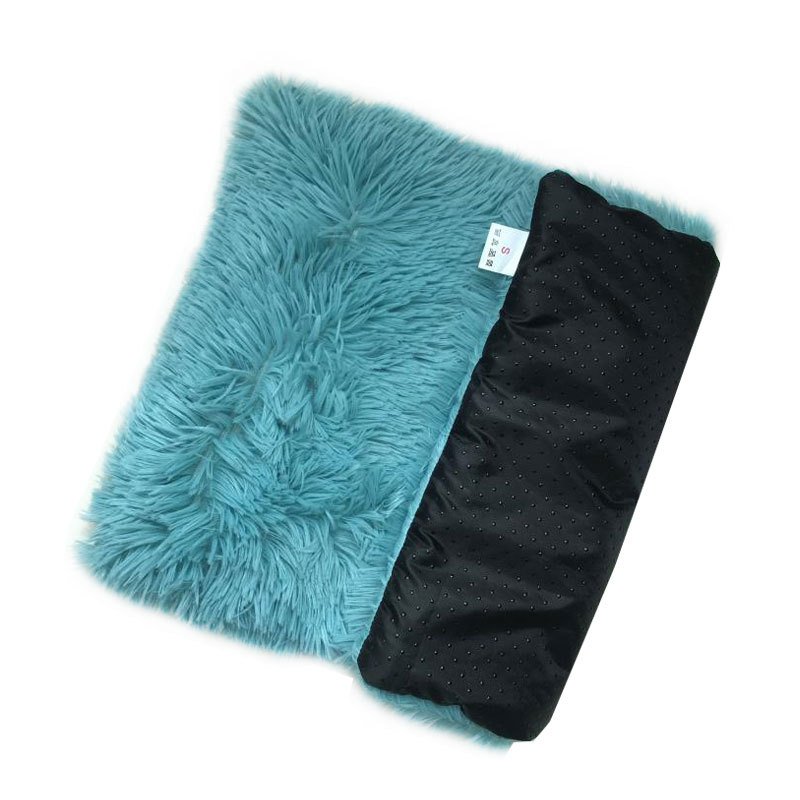 V888-ELOSUNG23573-202504031722-00 Blue Plush Pet Mat for Dogs and Cats - 70x100cm, Anti-Slip, Warm and Cozy for Autumn and Winter - Image 1