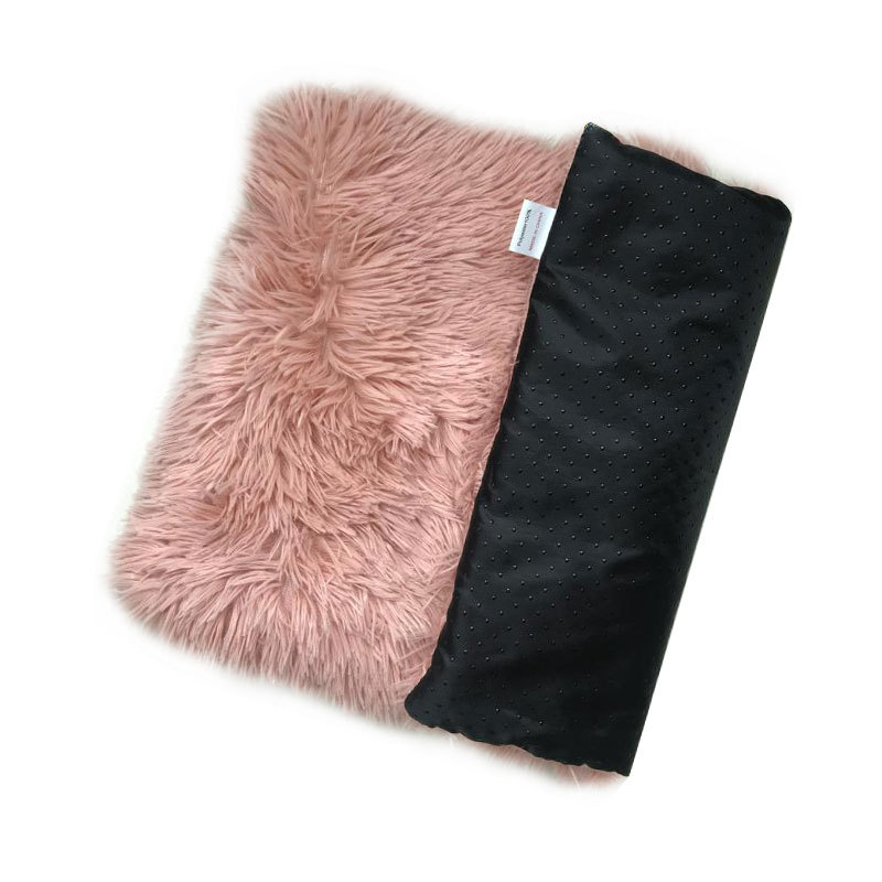 V888-ELOSUNG23576-202504031725-00 Pink Plush Pet Mat for Dogs and Cats - 70x100cm, Anti-Slip, Warm and Cozy for Autumn and Winter - Image 1