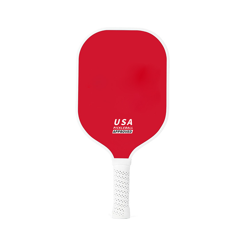 V888-ELOSUNG23636-202504141401-00 Red Fiberglass Pickleball Paddle - Lightweight 215g with Anti-Slip TPU Grip for Outdoor Sports - Image 1