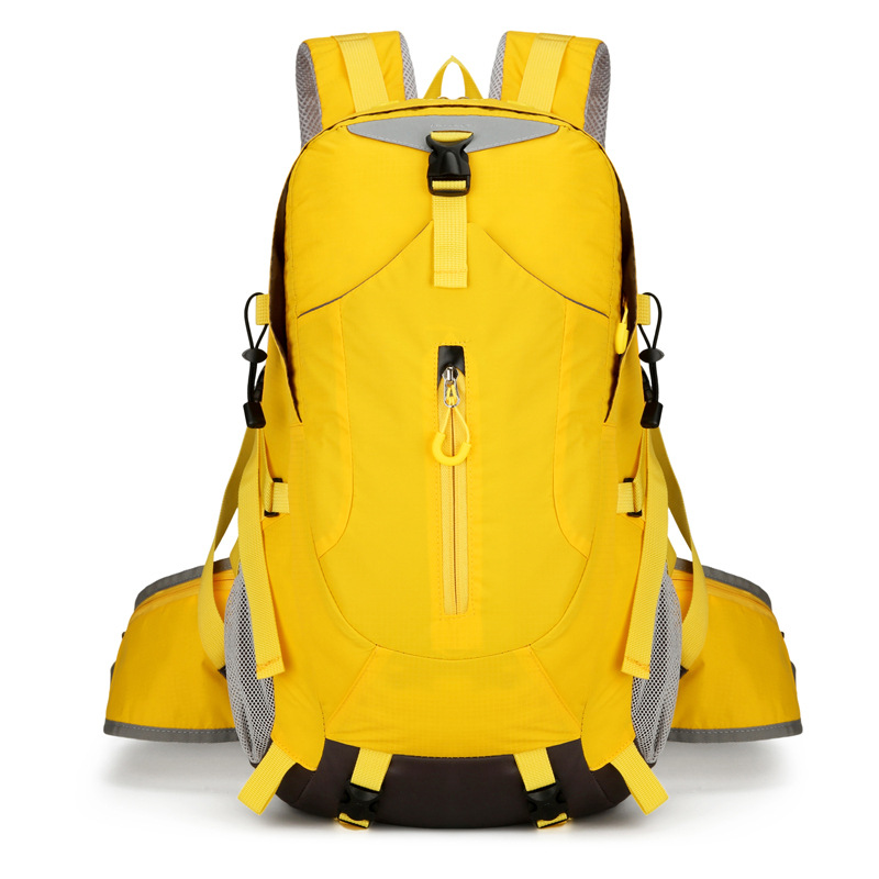 V888-ELOSUNG23897-202504141642-00 Yellow Lightweight 30L Hiking Backpack - Water-Resistant Outdoor Daypack for Trekking & Travel - Image 1
