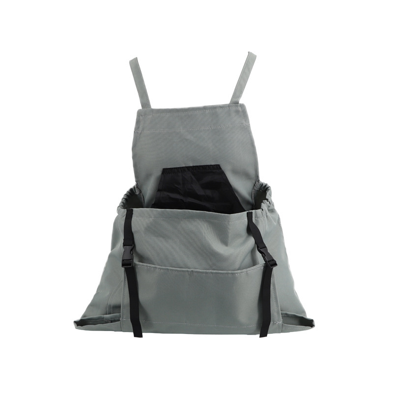 V888-ELOSUNG23911-202504141715-00 Grey Garden Harvesting Apron - Waterproof Oxford Cloth with Quick Release Pouch - Image 1