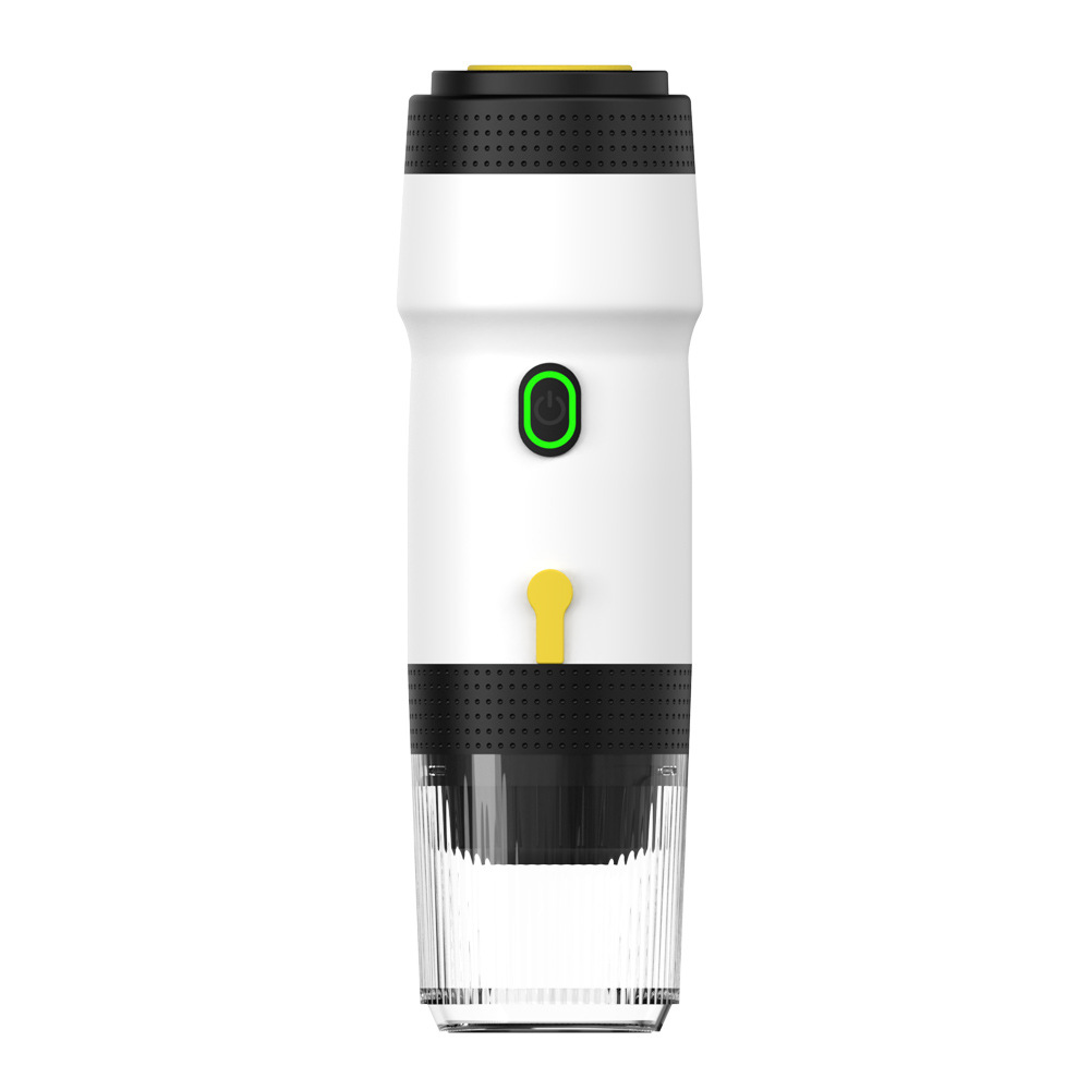 V888-ELOSUNG23964-202504171810-00 White 3-in-1 Portable Electric Espresso Maker - Rechargeable Travel Coffee Machine for Capsules & Ground Coffee - Image 1