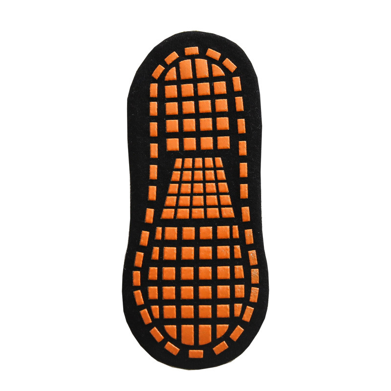 V888-ELOSUNG24141-202503251913-00 Ten Pairs Of Black Kids Non-Slip Trampoline Socks for Playground Early Education and Yoga Unisex Anti-Skid Floor Socks for 1-5 Years - Image 1