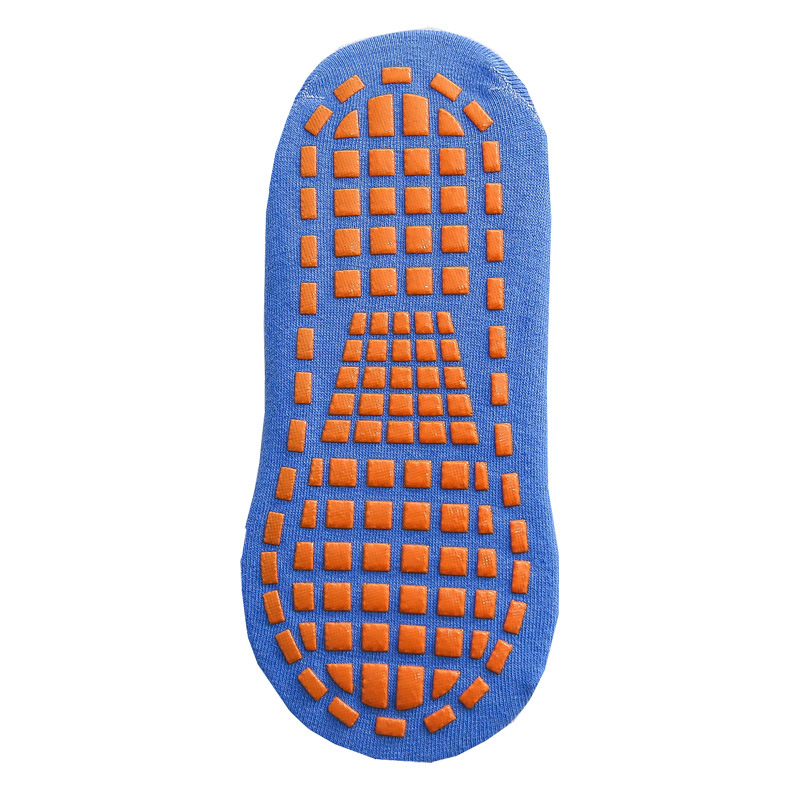 V888-ELOSUNG24146-202503251921-00 Ten Pairs Of Blue Kids Non-Slip Trampoline Socks for Playground Early Education and Yoga Unisex Anti-Skid Floor Socks for 1-5 Years - Image 1
