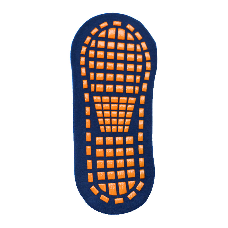 V888-ELOSUNG24148-202503251924-00 Ten Pairs Of Navy Blue Kids Non-Slip Trampoline Socks for Playground Early Education and Yoga Unisex Anti-Skid Floor Socks for 1-5 Years - Image 1