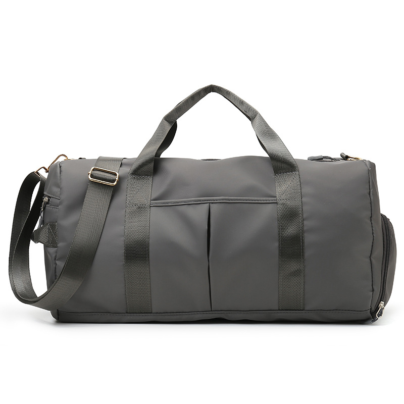 V888-ELOSUNG24433-202504011220-00 Grey Dry Wet Separation Gym Bag - Women's Large Capacity - Training & Travel - Image 1