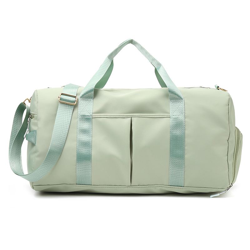 V888-ELOSUNG24438-202504011221-00 Green Dry Wet Separation Gym Bag - Women's Large Capacity - Training & Travel - Image 1