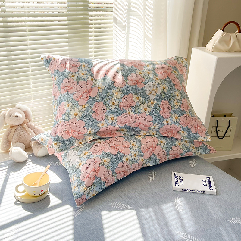 V888-ELOSUNG24531-202504141421-00 Beautiful Woman 100% Cotton Pillowcase Set (Pack of 2) - Breathable Standard Size 48x74cm Pure Cotton Pillow Covers - Image 1