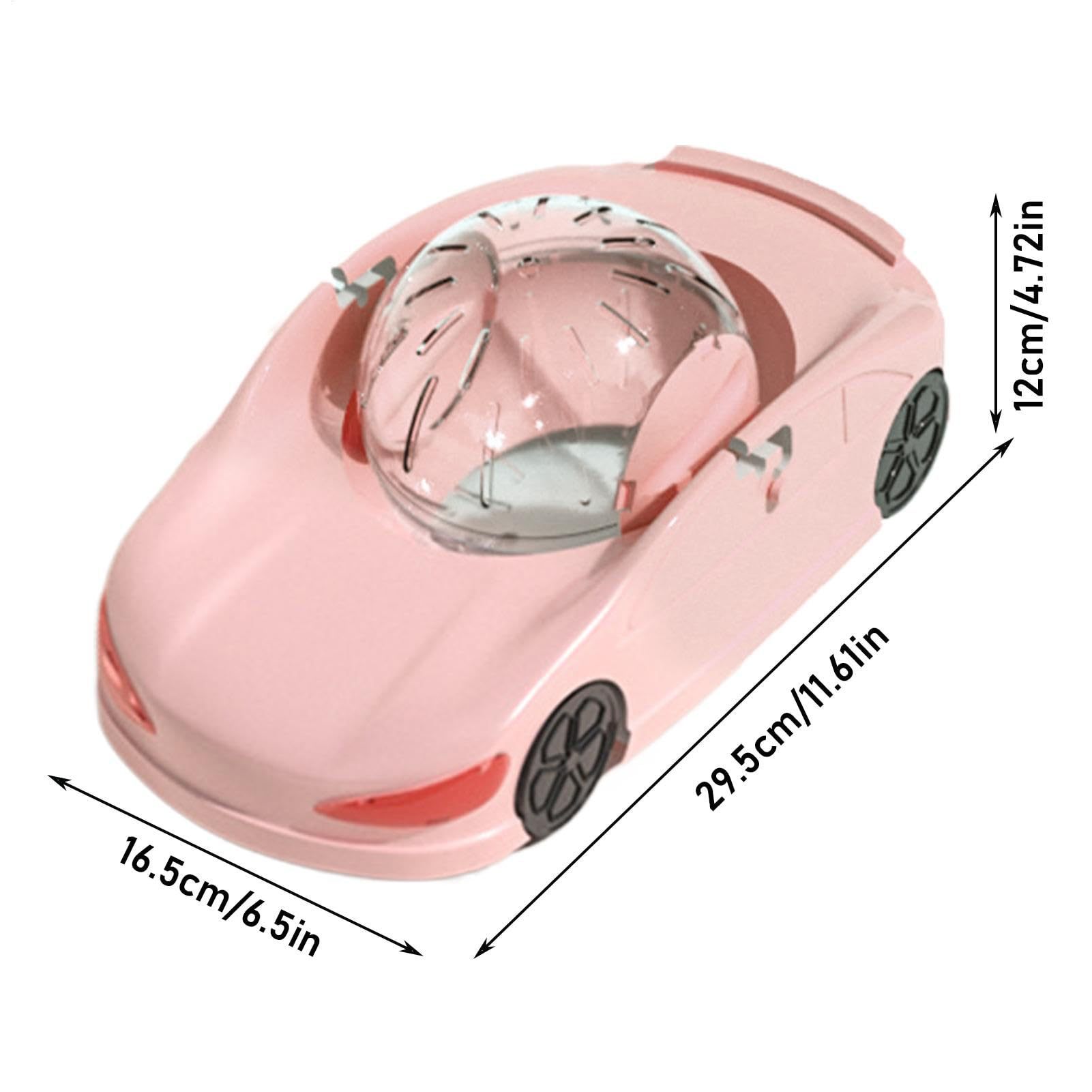 V888-ELOSUNG24580-202504141610-00 Pink Fun Hamster Racing Wheel Toy - Durable PP Plastic Exercise Wheel for Active Small Pets - Image 1