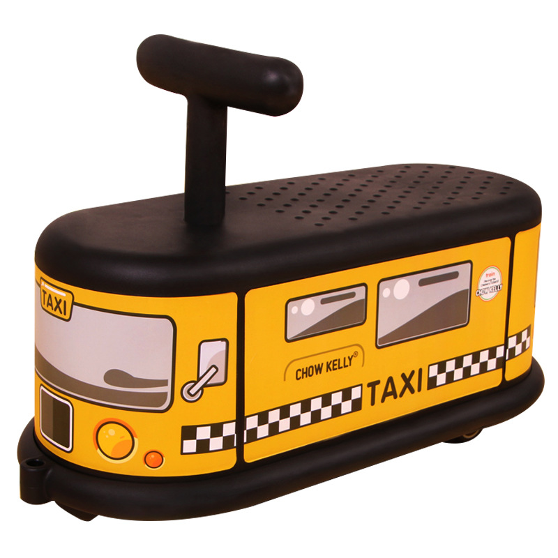 V888-ELOSUNG24914-202504211312-00 Taxi Quiet Ride Twist Car for Toddlers - Fun Wiggle Ride-On Toy - Image 1