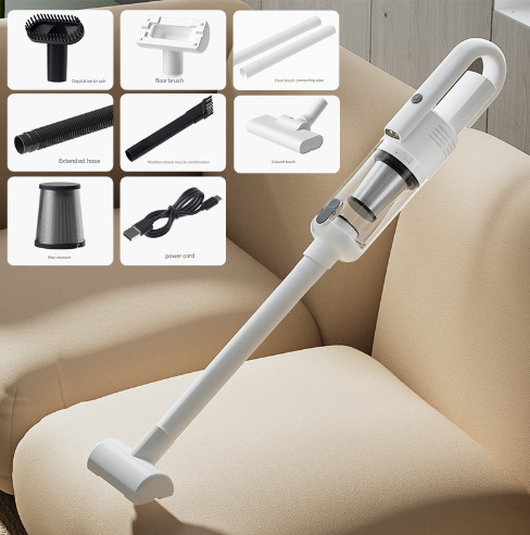 V888-ELOSUNG24954-202504211351-00 Long Version Versatile Cordless Stick & Handheld Vacuum Cleaner - High Suction for Pet Hair, Multi-Surface Use, USB Rechargeable - Image 1