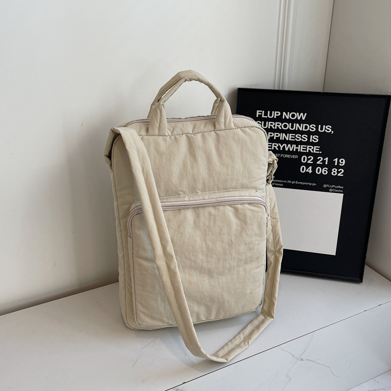 V888-ELOSUNG250016-202504141437-00 Chic white Laptop Backpack for Women - Lightweight and Spacious - Image 1