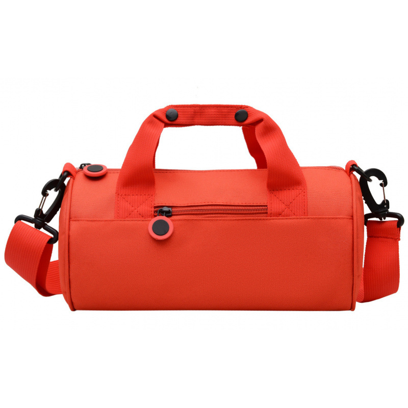 V888-ELOSUNG25572-202504281510-00 Waterproof Oxford Cylindrical Travel Bag - Large Capacity Handbag with Shoulder Strap(Red) - Image 1