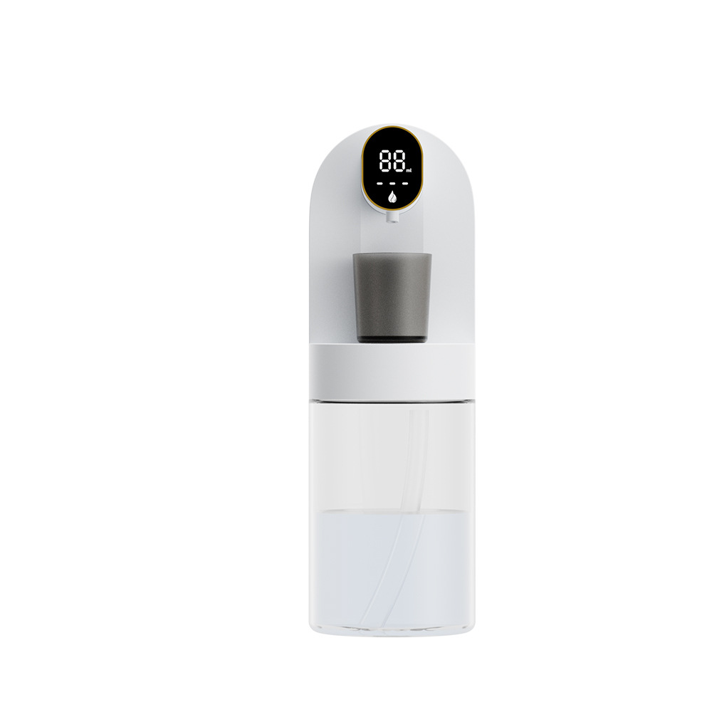 V888-ELOSUNG25834-202505131943-00 Smart Automatic Mouthwash Dispenser - 4 Adjustable Levels, LED Display, 2000mAh Battery & Magnetic Cups(white) - Image 1