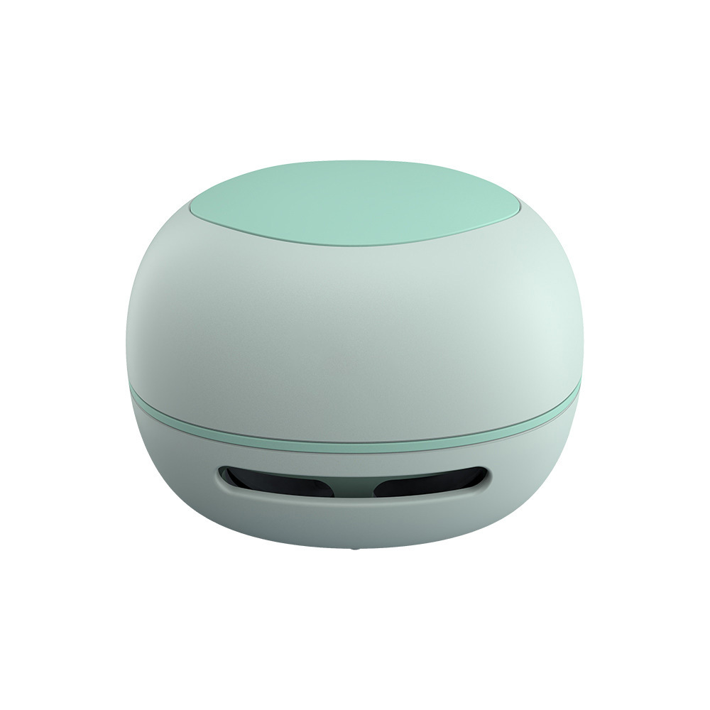 V888-ELOSUNG26169-202504171837-00 Green Cordless Tabletop Crumb Sweeper - USB Rechargeable Mini Vacuum for Desk - Image 1