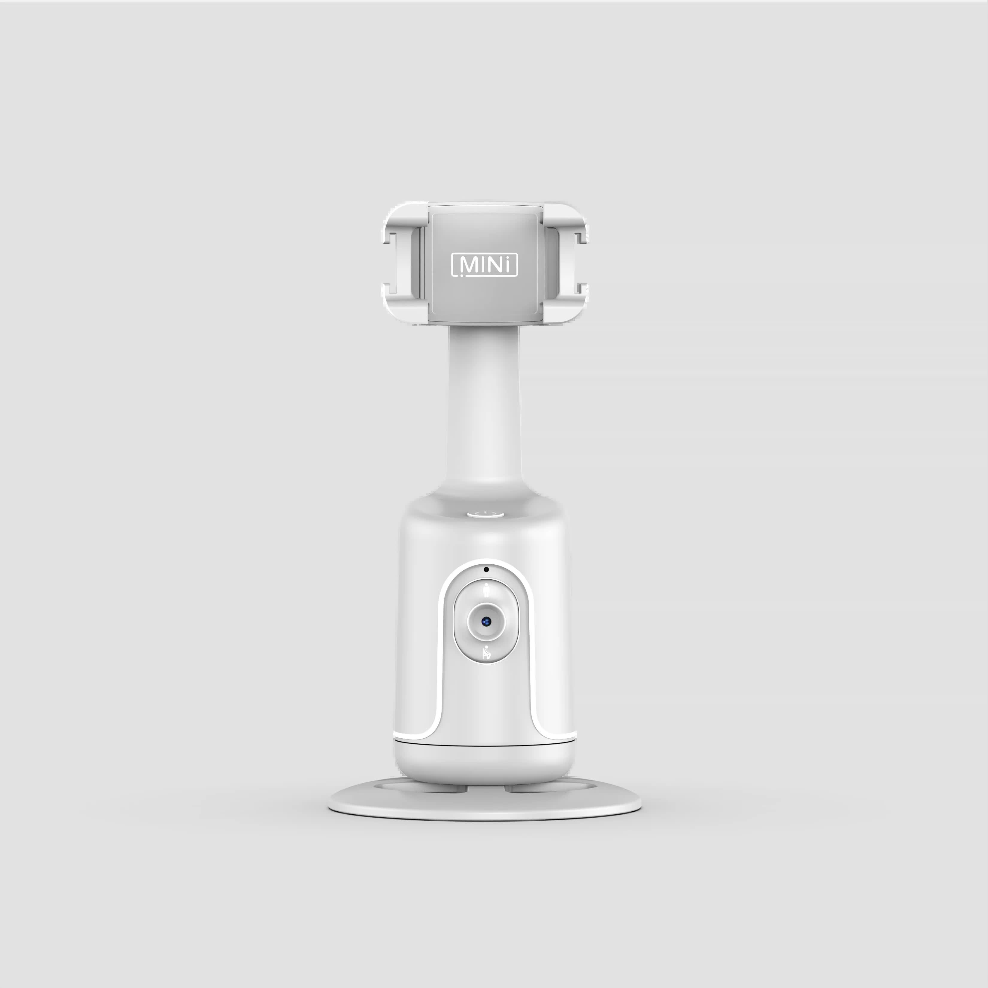 V888-ELOSUNG26197-202504171645-00 White AI Smart Auto Tracking Phone Holder - 360° Rotation Face & Body Tracking Mount - Image 1