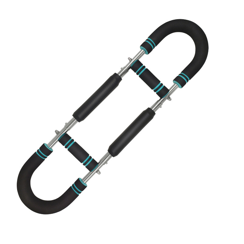 V888-ELOSUNG26690-202505131812-00 Blue Black Adjustable U-Shaped Arm Exerciser - For Home Fitness Strength Training (30kg) - Image 1