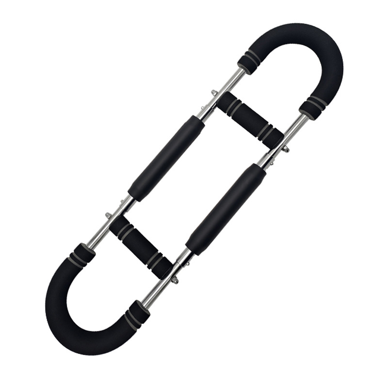 V888-ELOSUNG26692-202505131942-00 Gray black Adjustable U-Shaped Arm Exerciser - For Home Fitness Strength Training (30kg) - Image 1