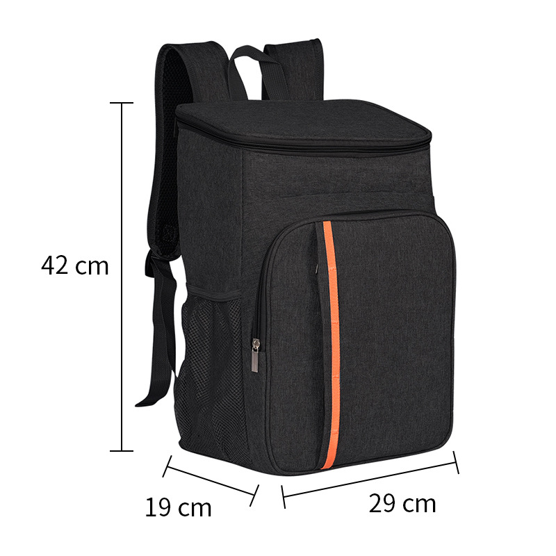 V888-ELOSUNG26723-202505131642-00 Black Leakproof Insulated Backpack Cooler - Durable Oxford Cloth, for Travel & Picnics - Image 1
