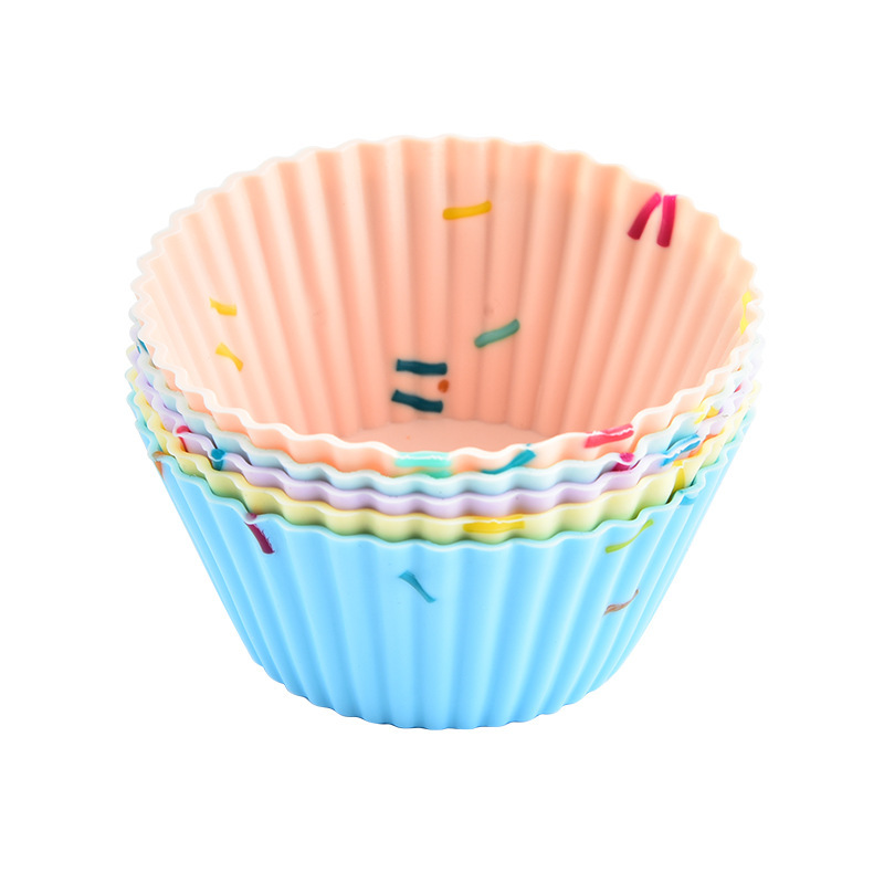 V888-ELOSUNG26726-202505131648-00 Style 1 Silicone Mini Cake Molds (30 Pack) - For Cupcakes, Desserts (6.5x6.5x3.2cm) - Image 1