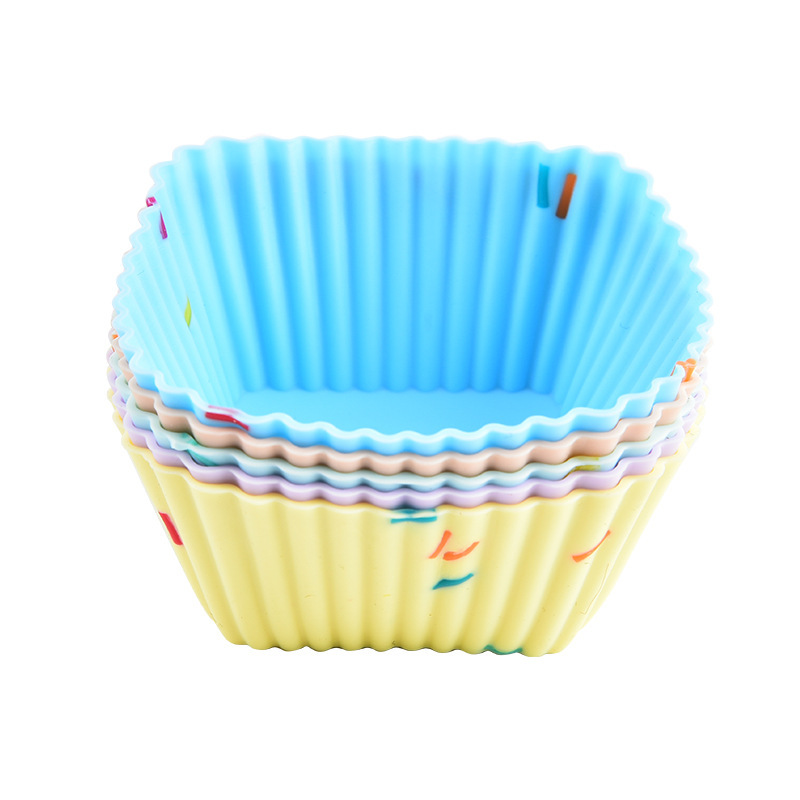 V888-ELOSUNG26734-202505131653-00 Style 6 Silicone Mini Cake Molds (30 Pack) - For Cupcakes, Desserts (7x7x3.2cm) - Image 1