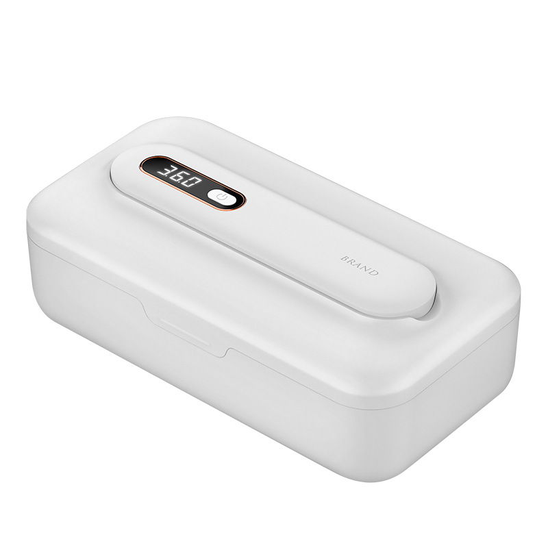 V888-ELOSUNG26803-202505151740-00 White 2-in-1 UV Sterilizer Box & Detachable Wand - For Phone, Jewelry, Masks - Image 1